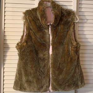 YKK Reversible Furry Vest